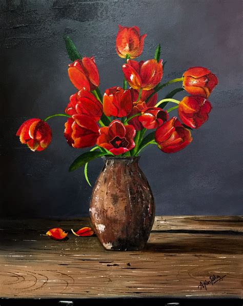 Painting Of Vase