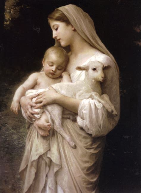 Painting Of Virgin Mary And Baby Jesus