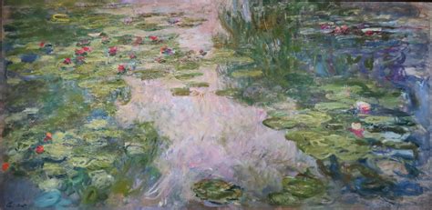 Painting Of Water Lilies By Claude Monet