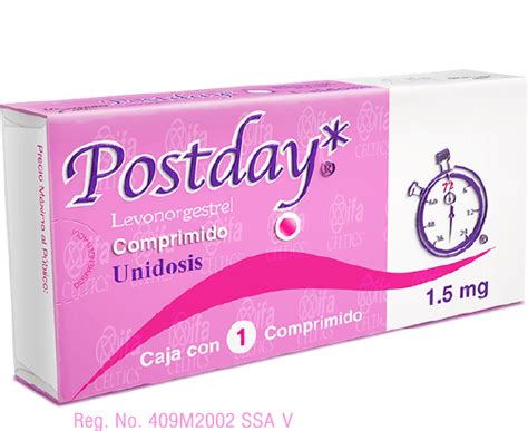 Pastilla Del Día Siguiente Precio