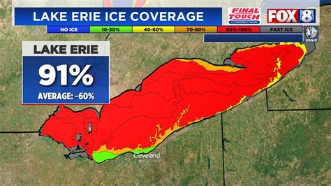 Percentage Of Lake Erie Frozen