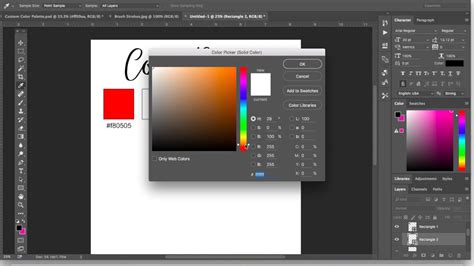 Photoshop Color Palette