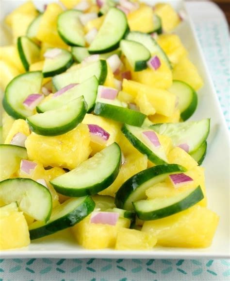 Pineapple And Cucumber Salad