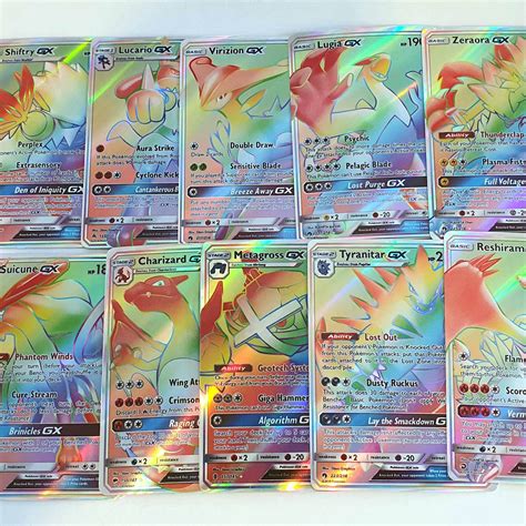 Pokemon Cards Gx Rainbow Rare