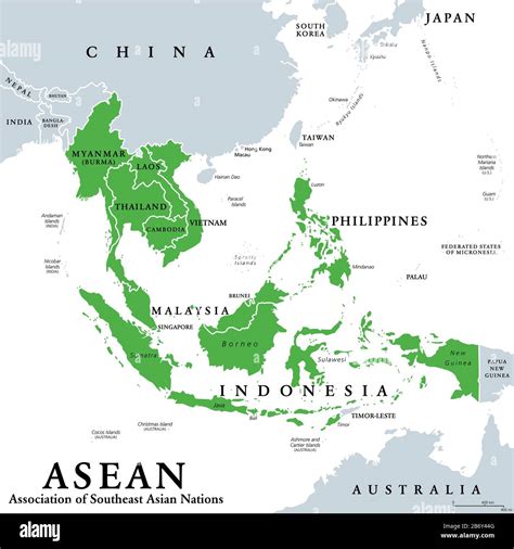 Political Map Of Asean