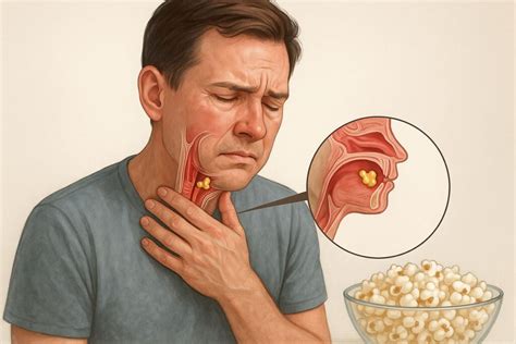 Popcorn Kernel Lodged In Throat