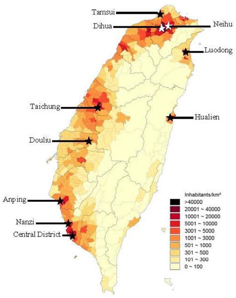 Population Of Taiwan