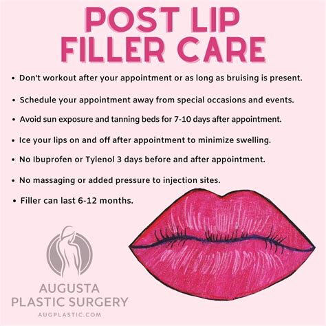 Post Lip Filler Care