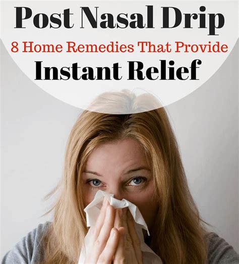 Post Nasal Drip Relief
