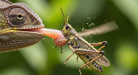 Prey Of Grasshopper