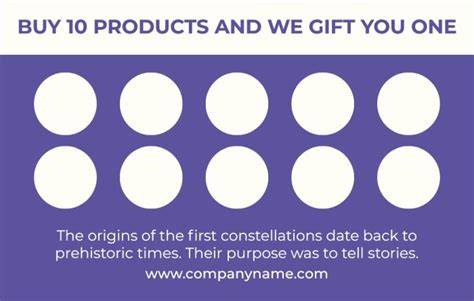Promo Cards Buy 10