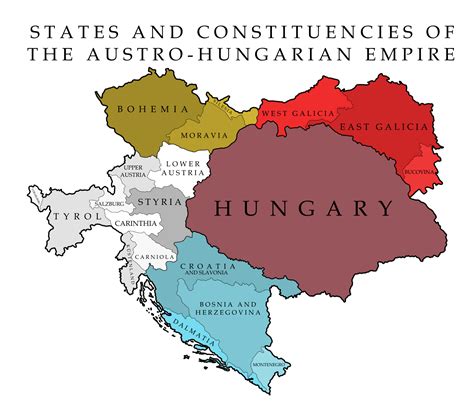 Province Map Of Austria Hungary