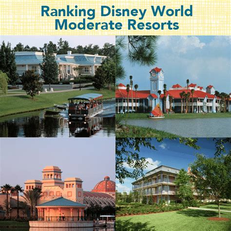 Ranking Of Disney Moderate Resorts