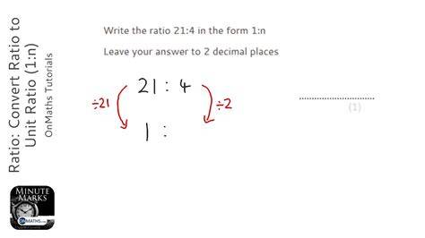 Ratio 1 N