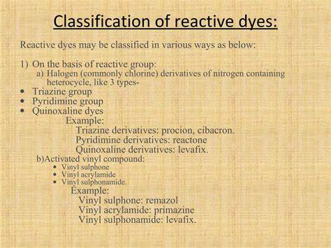 Ratio Of Dyes In Reaction