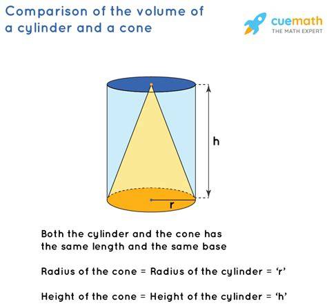 Ratio Of Volume Of Cylinder And Cone
