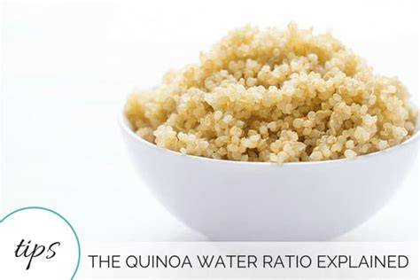 Ratio Of Water To Quinoa