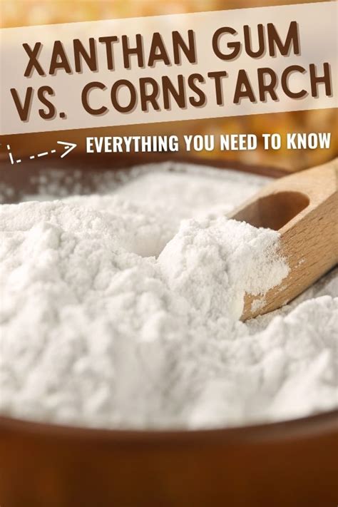 Ratio Of Xanthan Gum To Cornstarch