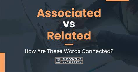 Related To Vs Associated With Research