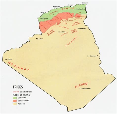 Religion Map Of Algeria