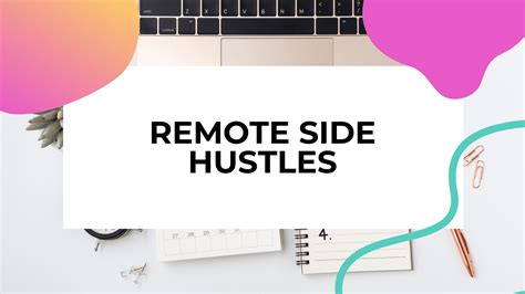 Remote Side Hustles