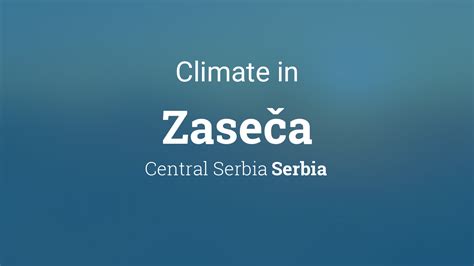 Serbia Country Climate
