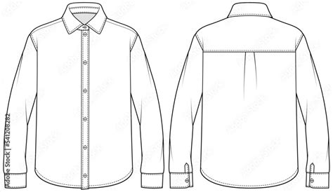 Shirt Flat Sketches