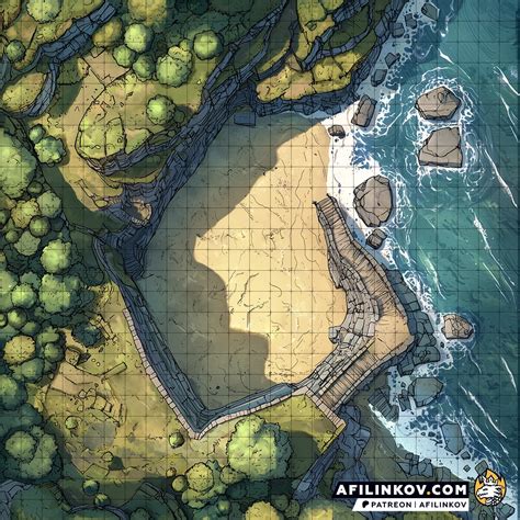 Shore Of Dreams Dnd Map