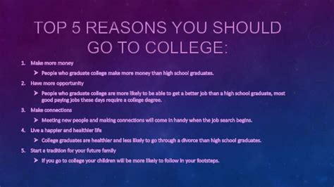 Should I Go To College