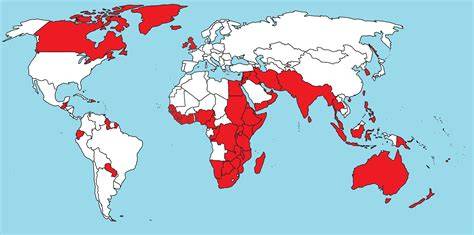 Show Me A Map Of The British Empire At Its Peak