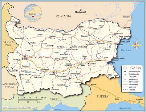 Show Me Map Of Bulgaria