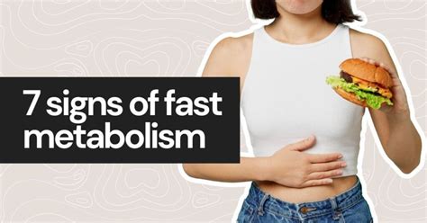Signs Of High Metabolism