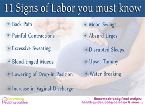 Signs That Labor Is Near