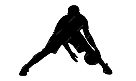 Silhouette Of Basketball Player