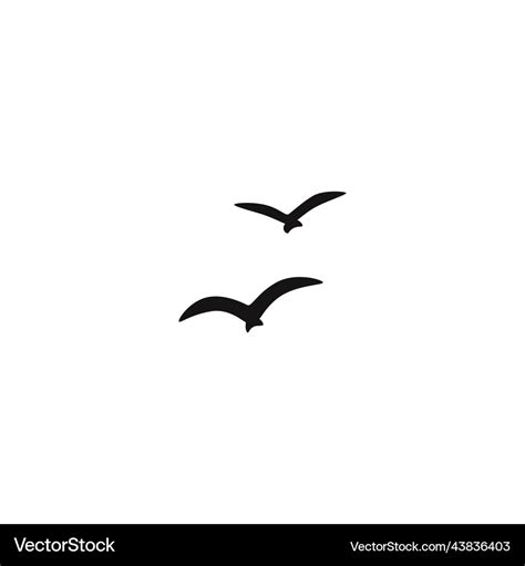 Silhouette Of Birds Flying