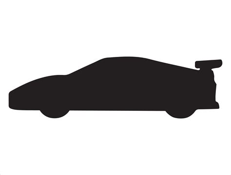 Silhouette Of Car