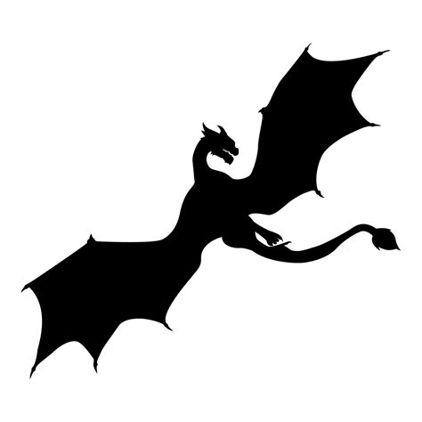 Silhouette Of Dragon