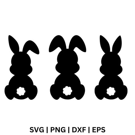 Silhouette Of Easter Bunny