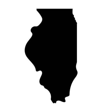 Silhouette Of Illinois