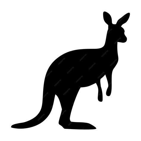 Silhouette Of Kangaroo