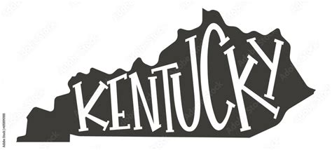 Silhouette Of Kentucky