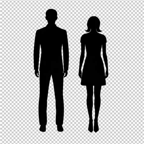 Silhouette Of Man And Woman