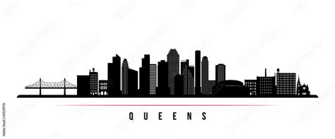 Silhouette Of Queens Ny