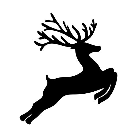 Silhouette Of Reindeer
