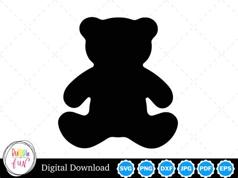 Silhouette Of Teddy Bear