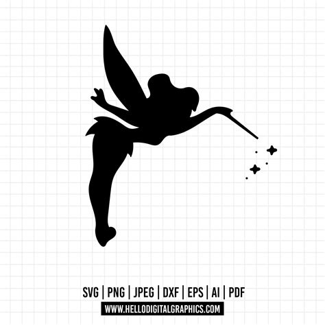 Silhouette Of Tinkerbell