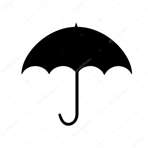 Silhouette Of Umbrella