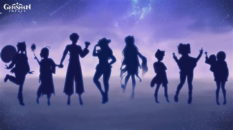 Silhouette Of Upcoming Genshin Characters