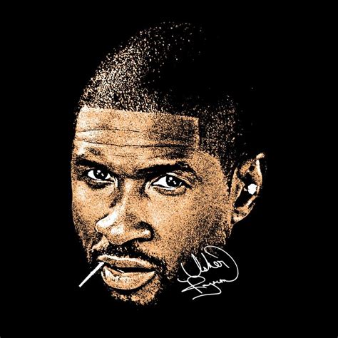 Silhouette Of Usher