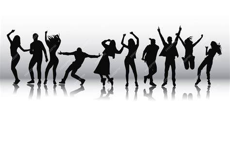 Silhouette Of Ymca Dance